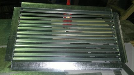 Fettfällor av aluminiumgaller
