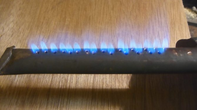 Atmospheric flame burner
