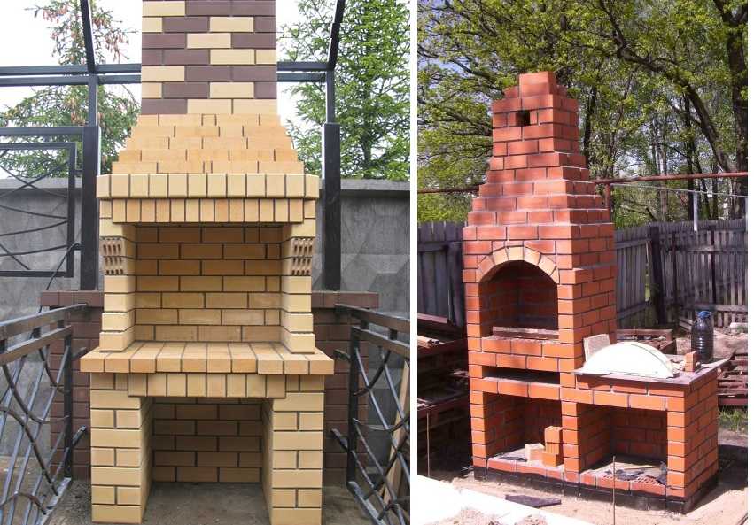 Tegelgrill - de bästa scheman, teckningar, idéer och tips för att bygga en grill (50 bilder)