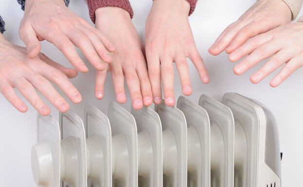 Batterier i lejligheder accepterede temperaturstandarder