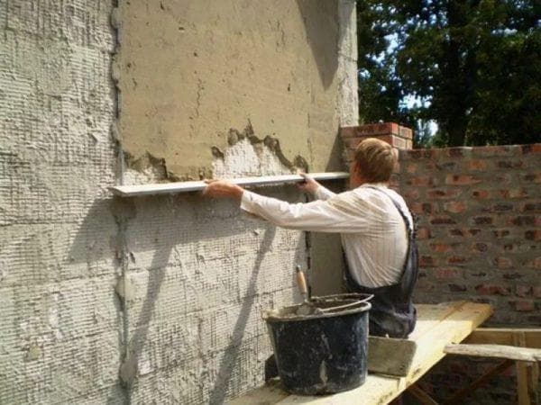 vữa xi măng-cát để trát