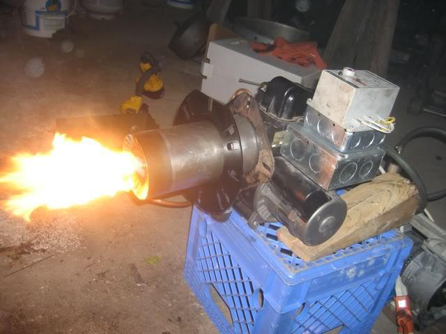 Quemador diésel de bricolaje