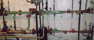 Aufzugseinheit der Heizungsanlage: Funktionsprinzip der Aufzugseinheit der Heizungsanlage, Diagramm
