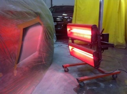 Secagem infravermelho