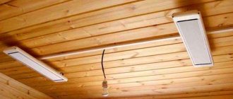 Riscaldatori a infrarossi con termostato per cottage estivi