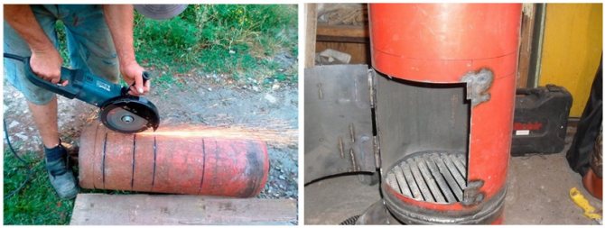 fare una stufa a ventosa verticale da un cilindro