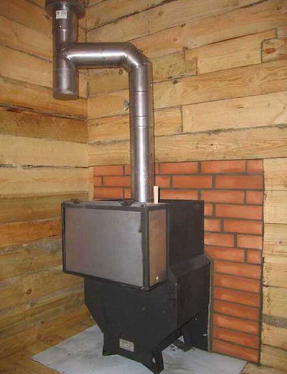 hur man installerar en spis i ett trähus