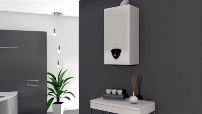 Sloup Ariston v interiéru