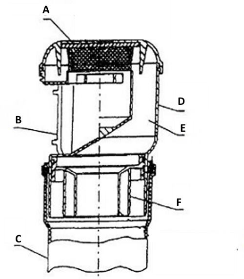 Vakuum spjæld design (forenklet diagram)