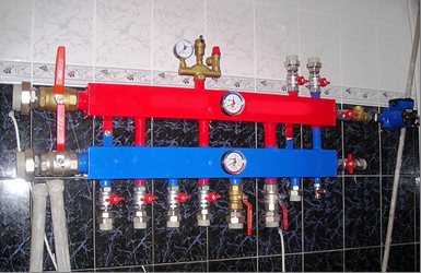 Isıtma manifoldundaki enstrümantasyon