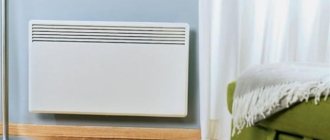 Convector trên tường.