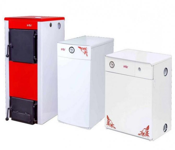 Lines of gas boilers Hearth