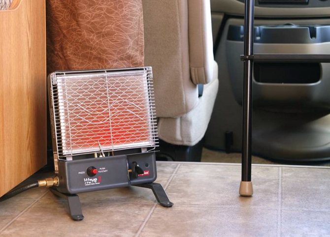 Muitos modelos de aquecedores catalíticos são ideais para uso em viagens