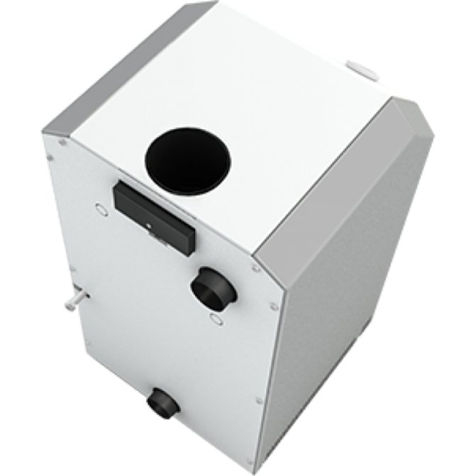 Staand model van een gasboiler Lemax