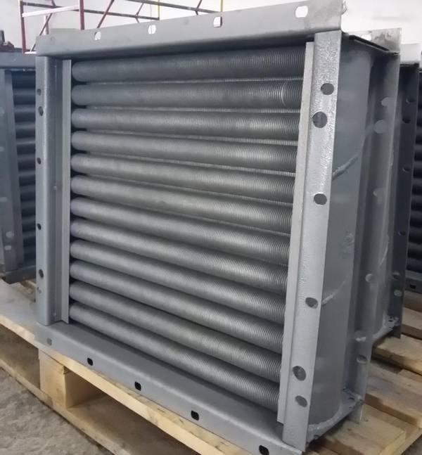 Dispozitiv de conducte de încălzire și principiul de funcționare a circuitului de încălzire a schimbătorului de căldură pentru ventilația alimentării cu apă