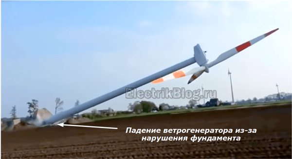 Sự sụp đổ của tuabin gió