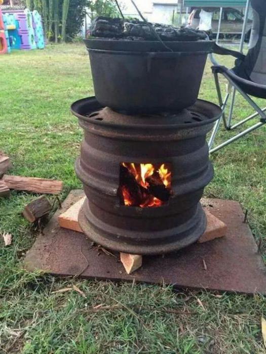 forno sotto il calderone