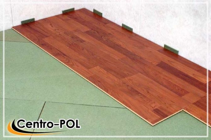 expanderad polystyren under laminatet