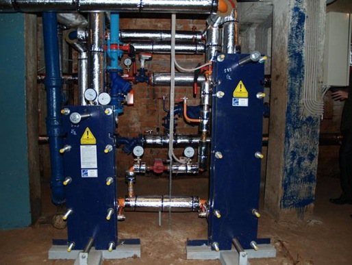 échangeur de chaleur à plaques pour système de chauffage