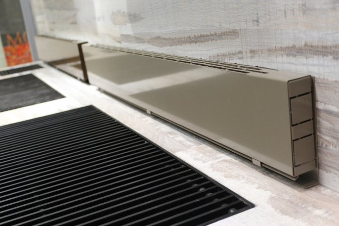 Convector de contorno de cobre-alumínio