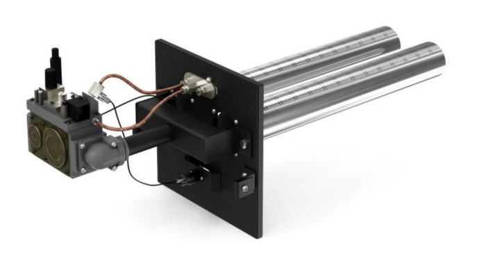 Example of a burner for a gas boiler