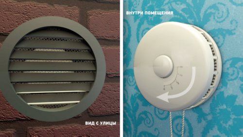 Innløpsventil i veggen for ventilasjon: justering, installasjonsinstruksjoner, video og foto