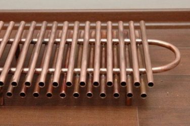 DIY kobberrør radiator