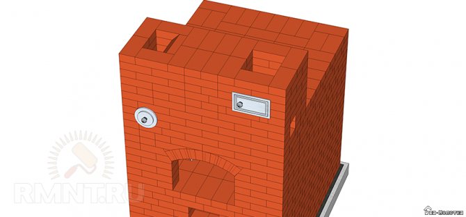 Estufa rusa de bricolaje: dibujos y pedidos.