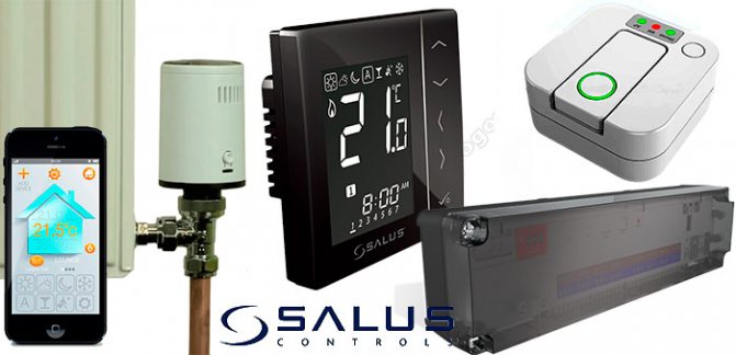 salus it 600 sistema di controllo del riscaldamento multizona via internet