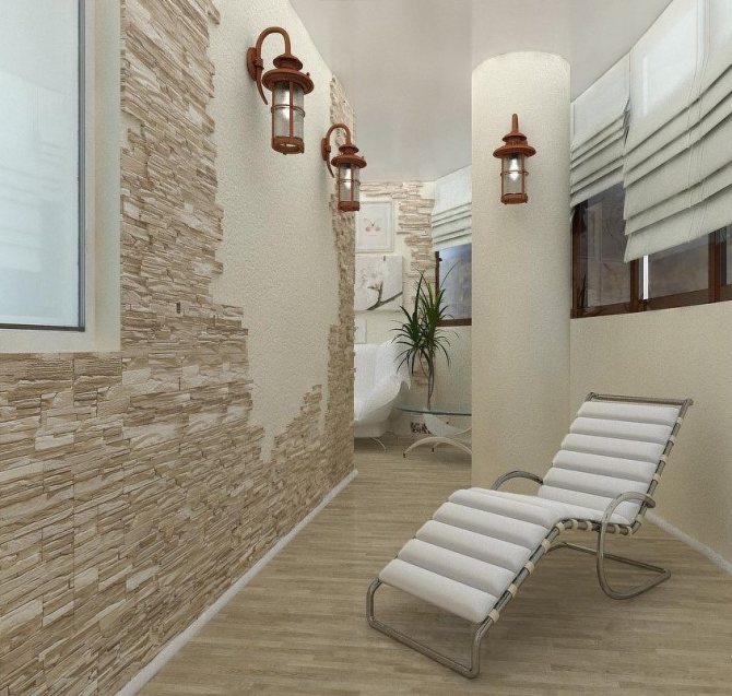 Ideias modernas para o design e arranjo da varanda e loggia