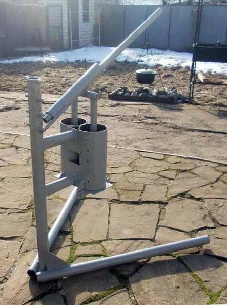 Hjemmelagde industrielle maskiner for å lage briketter av sagflis