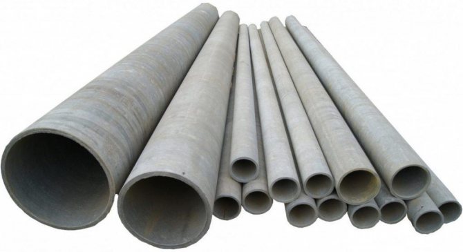 azbesztcement csövek