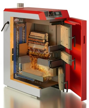 Gasgenerator kedelindretning