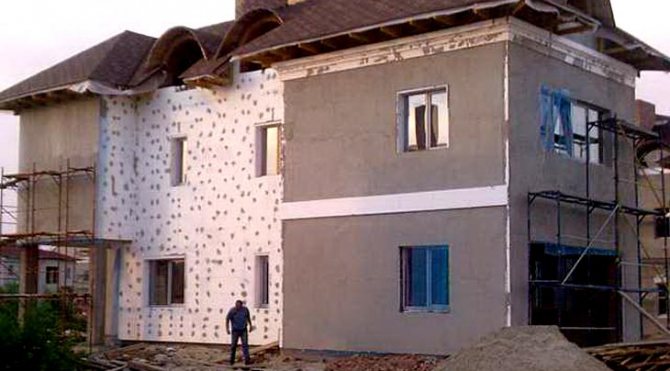 ház homlokzatszigetelése