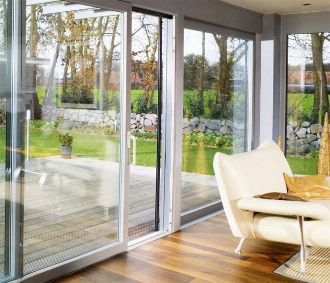Opwarming van de veranda