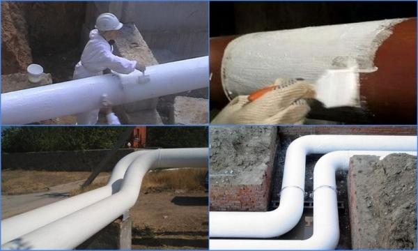 Isolamento de tubulação de água faça você mesmo no solo