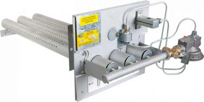 Burner option for a heating boiler