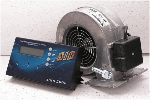 Ventilatore per caldaia a combustibile solido