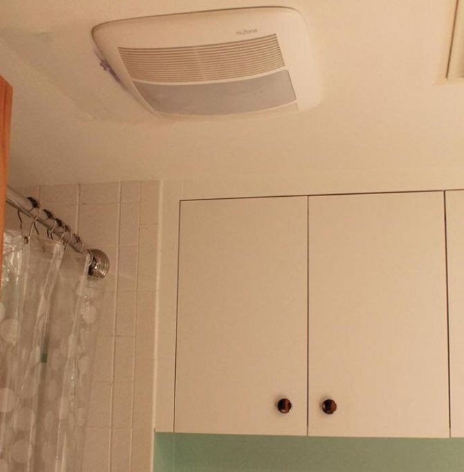 ventilátor se zpětným ventilem WC extraktor