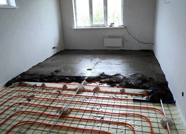 debljina estriha tople vode iznad cijevi
