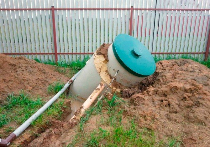 Cesspool muovisäiliöstä